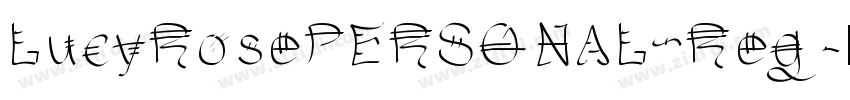 LucyRosePERSONAL Reg字体转换